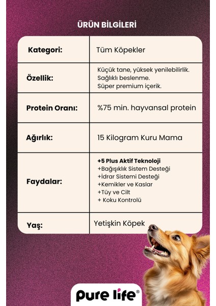 Premium Kuzulu Yetişkin Köpek Maması 15KG fiyatları
