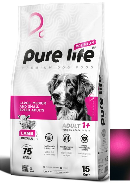 Premium Kuzulu Yetişkin Köpek Maması 15KG fırsatları