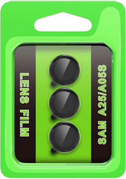 Samsung Galaxy A25 5g Raze Metal Kamera Lens - Siyah