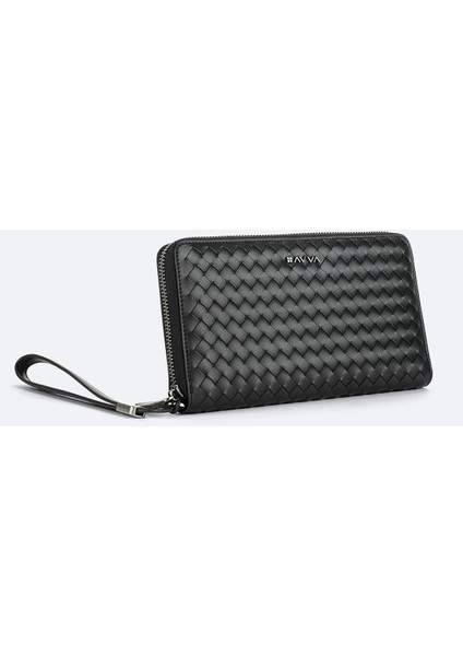 Erkek Siyah Dokulu Fermuarlı Cüzdan B009573 modelleri