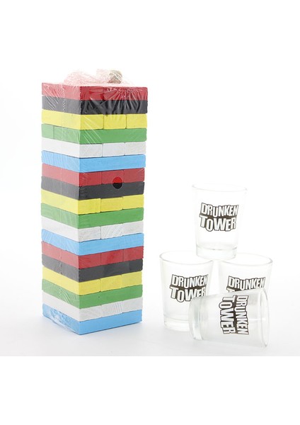 Jenga Shot Bardak Oyunu Model 1