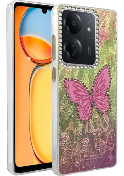 Xiaomi Redmi 13C Kılıf Blade Aynalı Desenli Kapak - Desen 5