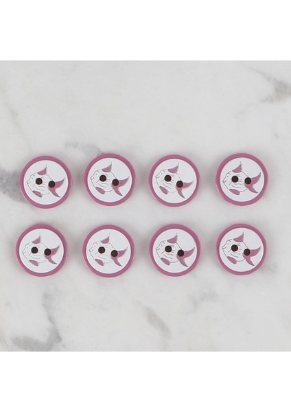 Loren Crafts Vişne Çürüğü 8 Li Balık Düğme - 572 fiyatları