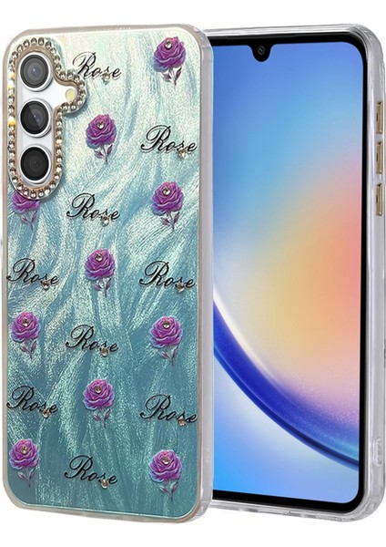 Samsung Galaxy A34 5g Kılıf Blade Aynalı Desenli Kapak - Desen 9