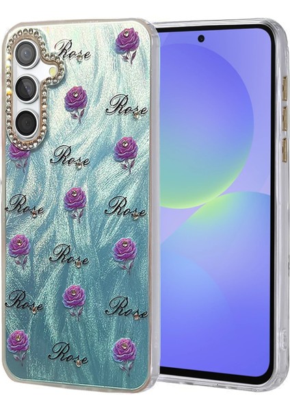 Samsung Galaxy A36 Kılıf Blade Aynalı Desenli Kapak - Desen 9