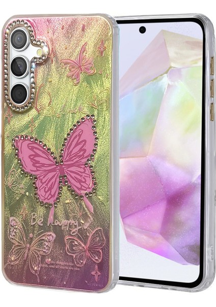 Samsung Galaxy A35 5g Kılıf Blade Aynalı Desenli Kapak - Desen 5