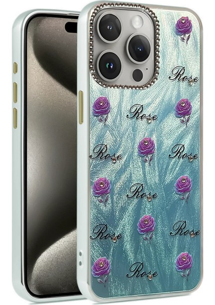 iPhone 15 Pro Max Kılıf Blade Aynalı Desenli Kapak - Desen 9