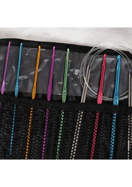 Loren Çantalı Tığ ve Örgü Aksesuarları Seti modelleri