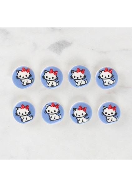 Loren Crafts 8'li Kedi Düğme - 1068 fiyatları