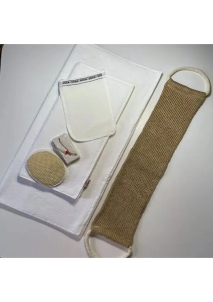 %100 Keten 6'lı Banyo Hamam Seti fiyatları