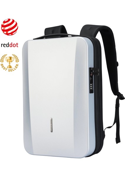 The Ratio Arc Pro Şarj Portlu Kilitli Laptop Çantası MR78918_01 46 x 31 x 9 cm Beyaz