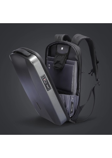 The Ratio Arc Şarj Portlu Kilitli Laptop Çantası MR7917_01 46 x 31 x 9 cm Beyaz fırsatları