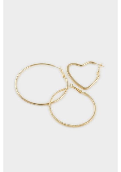 Kadın 3'lü Gold Küpe G5106AXNS modelleri