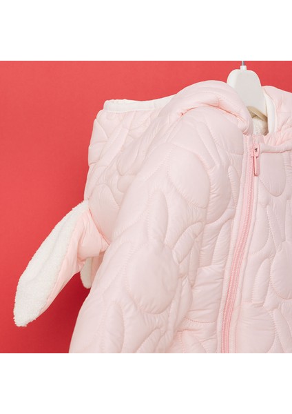 Kız Bebek Astronot Tulum Polyester Kapüşonlu Yaka Uzun Kol Patikli Paça modelleri