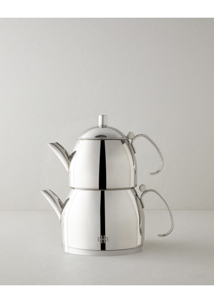 Lumos Çelik Çaydanlık 0,80 L – 1,6 L Silver