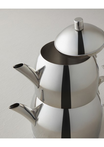 Lumos Çelik Çaydanlık 0,80 L – 1,6 L Silver fırsatları