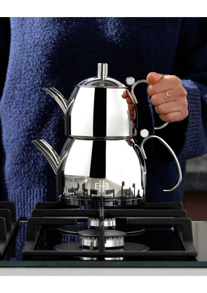 Lumos Çelik Çaydanlık 0,80 L – 1,6 L Silver indirimleri