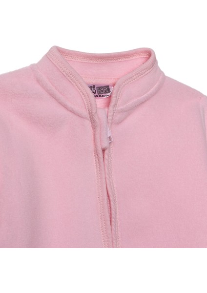 Kız Bebek Polar Hırka Dik Yaka Uzun Kol modelleri