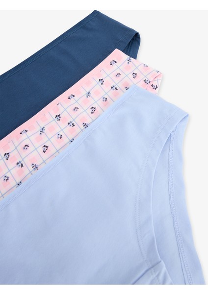 Daisy Çiçek Desenli Normal Bel 3'lü Hipster Külot indirimleri