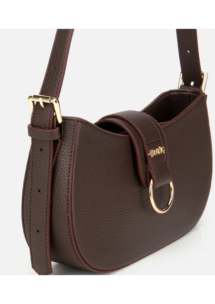 03CAH317160A480 KADIN Kahverengi Kilit Detaylı Omuz Çantası indirimleri