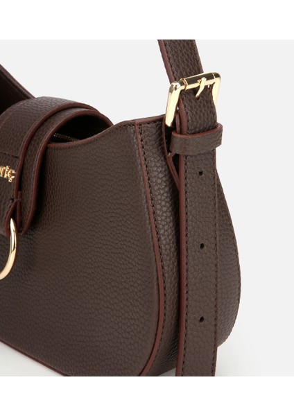 03CAH317160A480 KADIN Kahverengi Kilit Detaylı Omuz Çantası