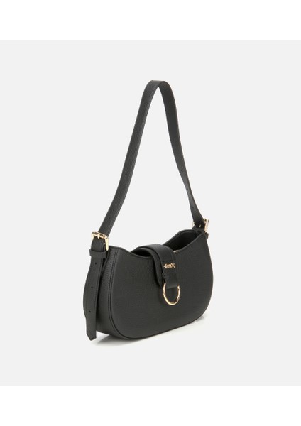 03CAH317160A100 KADIN Siyah Kilit Detaylı Omuz Çantası modelleri