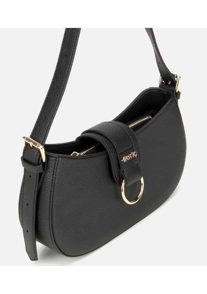 03CAH317160A100 KADIN Siyah Kilit Detaylı Omuz Çantası fırsatları