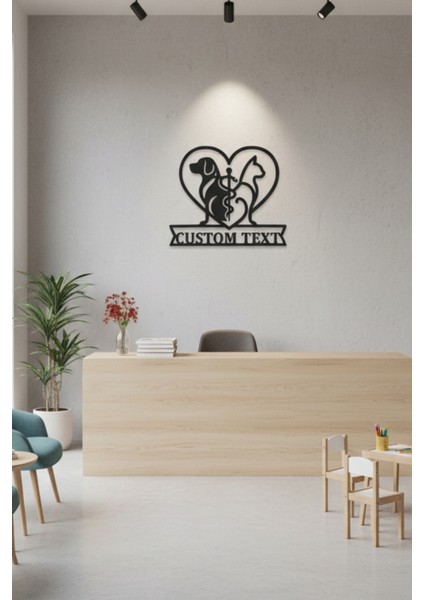 Kişiye Özel Köpek Figürlü Veteriner Kliniği Pet Shop Metal Duvar Dekoru Tabela fiyatları