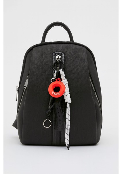 Kadın Sırt Çantası Su Geçirmez Premium Deri Çok Gözlü Hafif Günlük Çanta + Anahtarlık Seti Hediye fırsatları