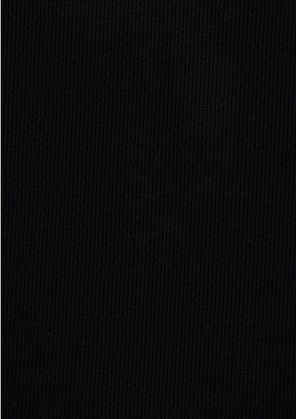 Bisiklet Yaka Siyah Sweatshirt 1S10435-900