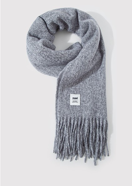 Püsküllü Gri Atkı 198940-34320