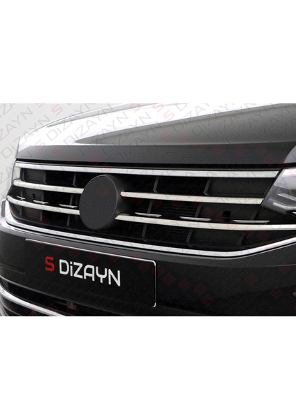 VW Tiguan Krom Ön Panjur 4 Prç. 2020-2024