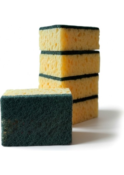 Çift Taraflı Çizmez Italyan Keçeli Kaliteli Buble Mercan Bulaşık Sünger 5 Adet fiyatları