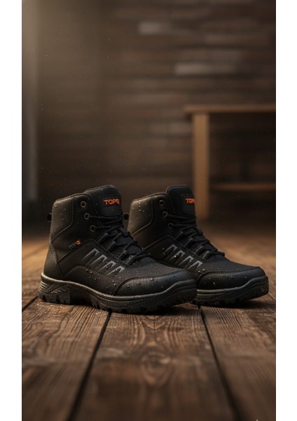 Erkek Fermuarlı Bağcıklı Kaymaz Taban Kışlık Bot fiyatları