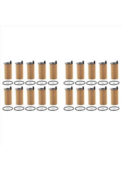 11428575211 Bmw Için Motor Yağı Filtre Kiti X3 X4 X5 X6 G01 2017-2022 Xdrıve 20D 20I 25I 28I 20PCS (Yurt Dışından)