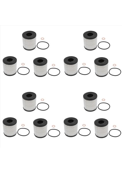 11427622446 Bmw Mini Cooper Için O-Ring ile 12 Motor Yağı Filtrat Seti (Yurt Dışından)