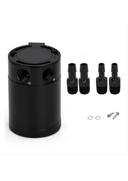 Evrensel Yağ Yakalama 2 Portlu Alüminyum Rezervuar Yağ Yakalama Tankı Yakıt Tankı Iki Delikli Nefes Alabilen Su Isıtıcısı Sıkıştırabilir (Yurt Dışından) fiyatları