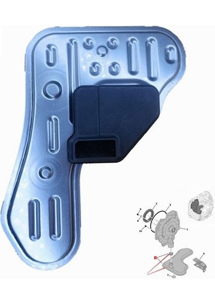 Peugeot 206 207 208 Için Araba Otomatik Şanzıman Piston Filtresi 307 407 Citroen C2 C3 C4 C Elysee Ds Zx C5 8200807136 226333 (Yurt Dışından) indirimleri