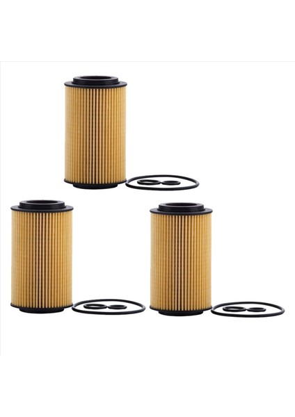 W204 C-Serisi W212 E-Serisi Için 3x Motor Araç Yağ Filtresi Mercedes-Benz OM651 A6511800109 (Yurt Dışından)
