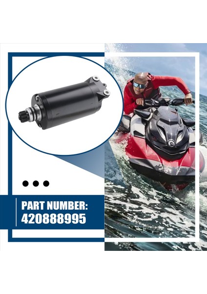 Seadoo Starter 4-Stroke Gtx 4tec 4tec 420888995 Gtx Gtr Rxp Rxt Wake 90 130 155 215 255 260 300 (Yurt Dışından) indirimleri