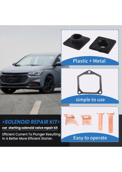 Başlangıç Solenoid Onarımı Yeniden Oluşturma Kit Kontakları Toyota Subaru Için Uygun Parçalar 228000-6660 228000-6662 228000-6663 (Yurt Dışından) fırsatları