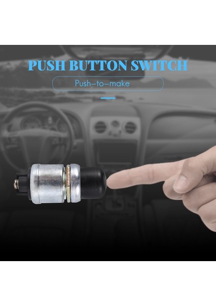 Ağır Hizmet Motor Başlangıç Itme Düğmesi Ağır-Halk Ani Başlangıç Anahtarı 12V Dc Hava Durumu Geçirmez Push Düğme Başlangıç Anahtarı (50 Amper) (Yurt Dışından) fiyatları