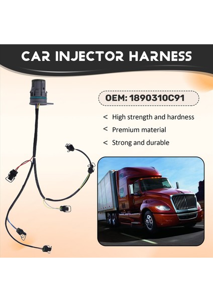 1890310C91 Uluslararası Koşum Dizel Ham Yağ Enjektör Kabası Araç Kamyon Parçaları Koşum Dahili Kablo Aksesuar (Yurt Dışından) fırsatları