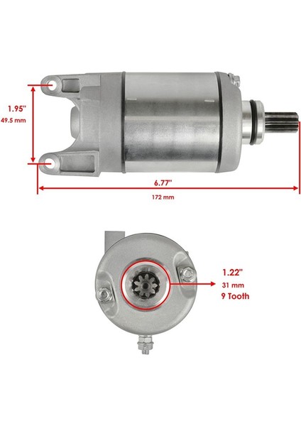 Polaris Atv Predator Için Başlangıç Motoru 3088069 500 2003 2004 2005 2006 2007 (Yurt Dışından) fırsatları
