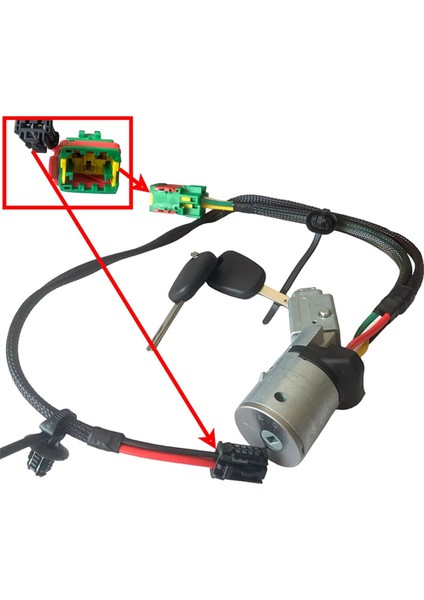 Peugeot Için Başlangıç Direksiyon Kilidi 307 Tüm Modeller 2001-2005 4162X4 /4162AS (Yurt Dışından) modelleri