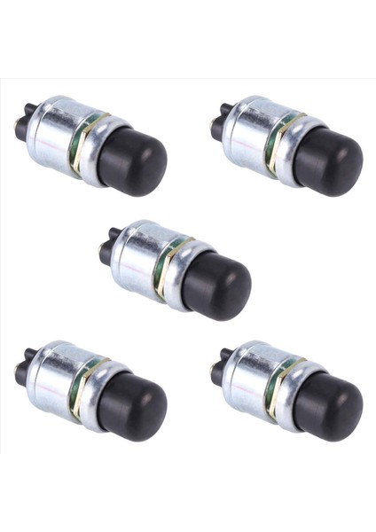 5x Ağır Hizmet Tipi Motor Başlatma Düğmesi Anlık Başlatma Anahtarı 12V Dc Hava Durumu Geçirmez Itme Düğmesi Başlangıç Anahtarı (50 Amper) (Yurt Dışından)