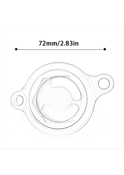 Honda CRF250R CRF250RX 2019-2023 CRF450X Için Motosiklet Şeffaf Motor Yağı Filtre Kapağı (Yurt Dışından) modelleri