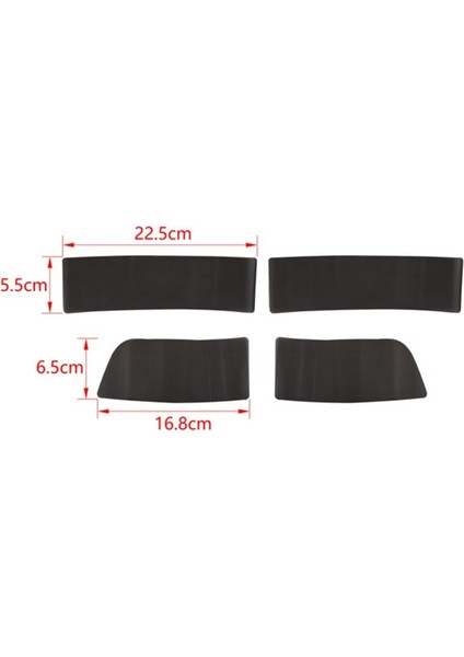 Jeep Grand Commander Için 2006-2010 Kuyruk Işık Tint Film Kaplama Koruyucu Film Pvc Sticker Smoke Siyah 4pcs (Yurt Dışından) modelleri