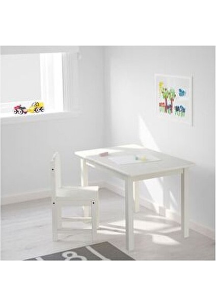 Mammut Beyaz Çocuk Sandalyesi Hafif ve Dayanıklı Polipropilen Plastik ile Eğlenceli Oyun Alanı fırsatları