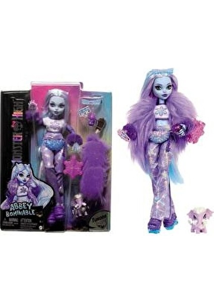 High Abbey Bominable Yeti Kız Çocuk Oyuncak Bebeği HNF64 Karakter Temalı Eğlenceli Aksesuarlar